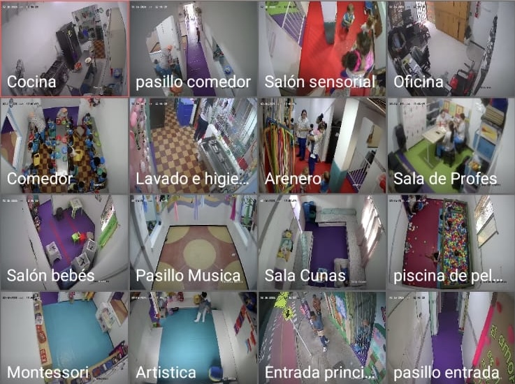 Sistema de cámaras de monitoreo en tiempo real